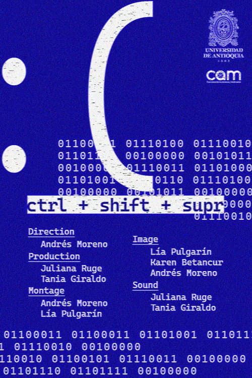 ctrl + shift + supr